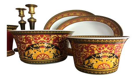 versace glass bowl|versace dinnerware collection.